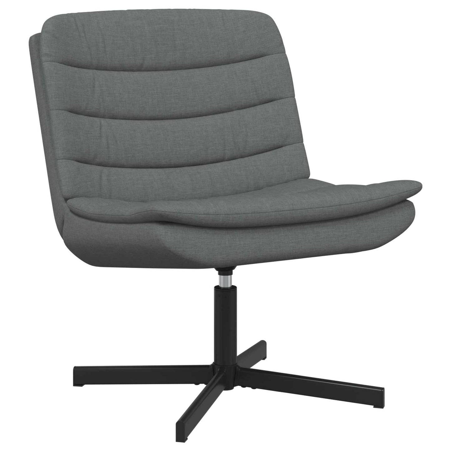 Draaistoel Donkergrijs 63 x 75 x 76 cm Stof