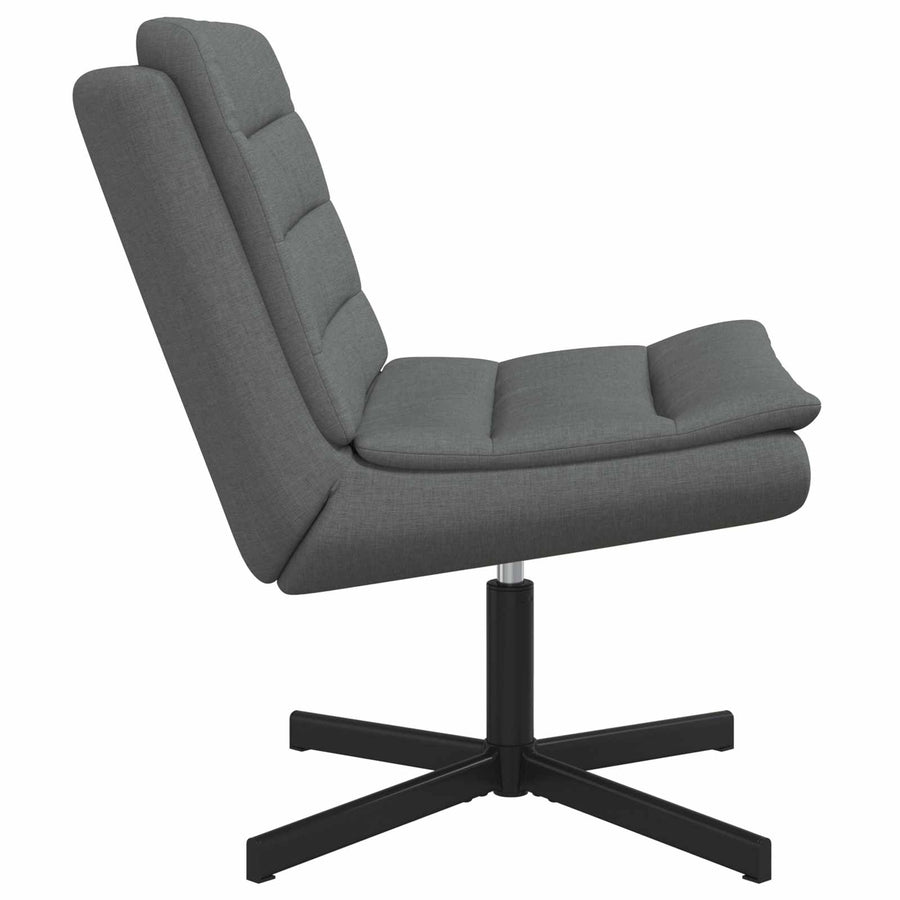 Draaistoel Donkergrijs 63 x 75 x 76 cm Stof