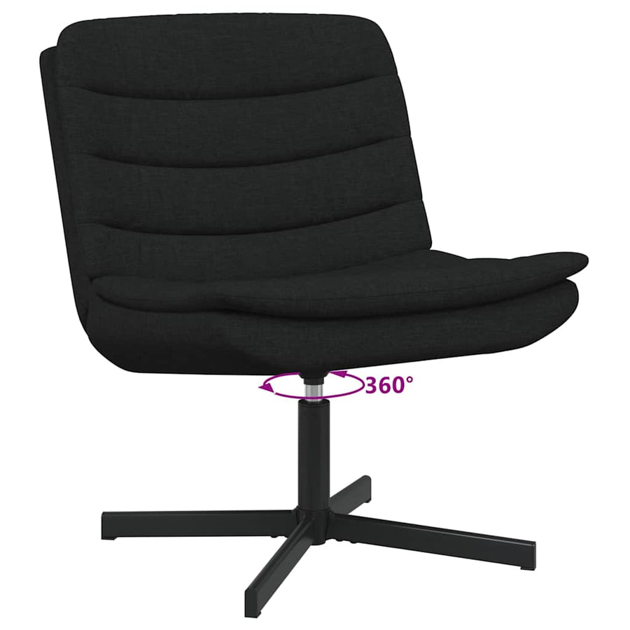 Draaistoel Zwart 63 x 75 x 76 cm Stof