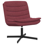 Draaistoel wijnrood 63x75x76 cm stof