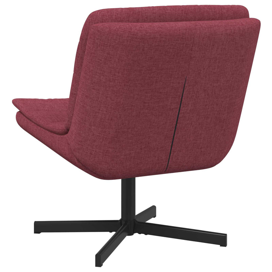 Draaistoel Wijnrood 63 x 75 x 76 cm Stof