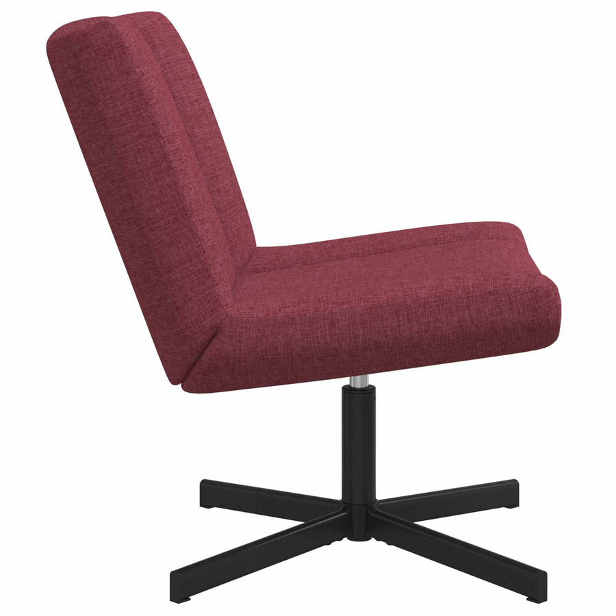 Draaistoel Wijnrood 63 x 75 x 76 cm Stof