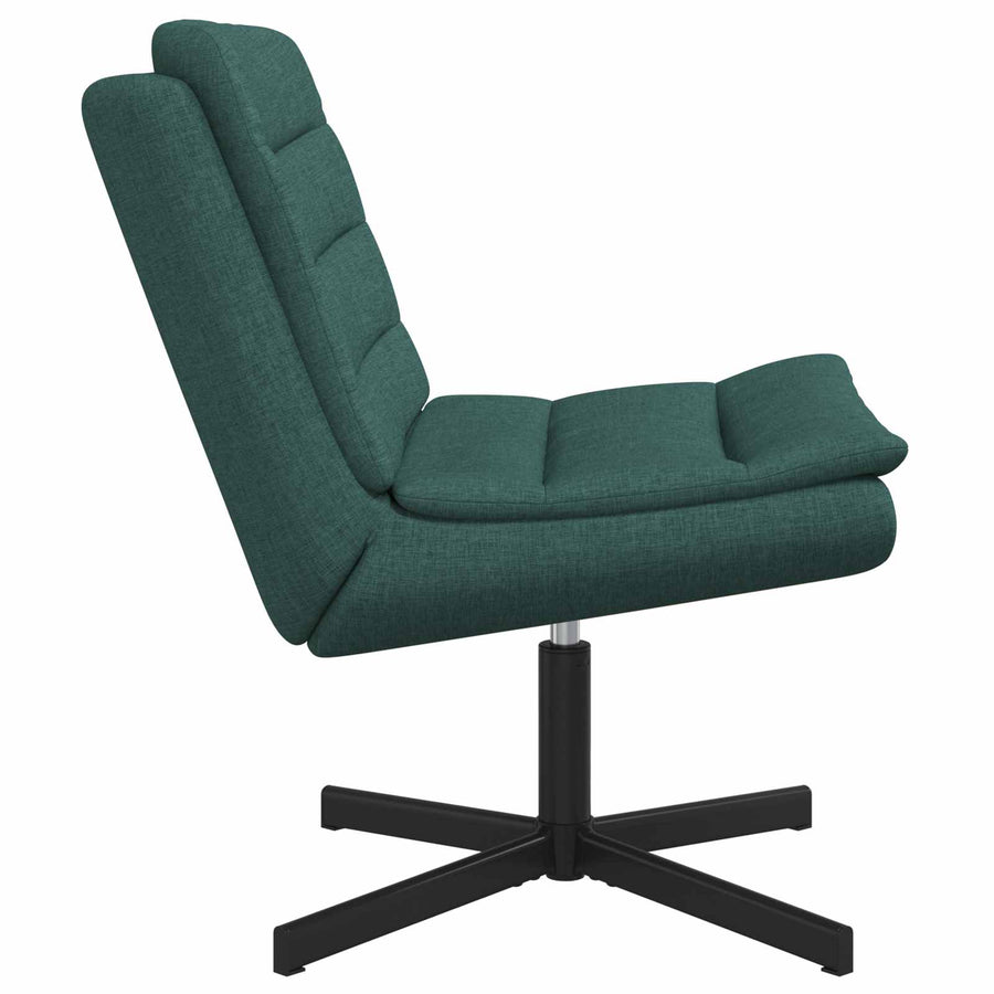 Draaistoel Donkergroen 63 x 75 x 76 cm Stof