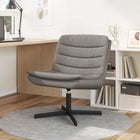 Swivel Chair Taupe 63 x 75 x 76 cm Fabric
