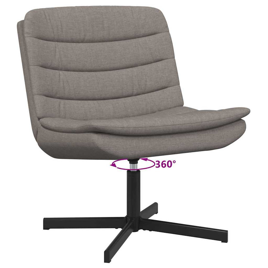 Draaistoel Taupe 63 x 75 x 76 cm Stof