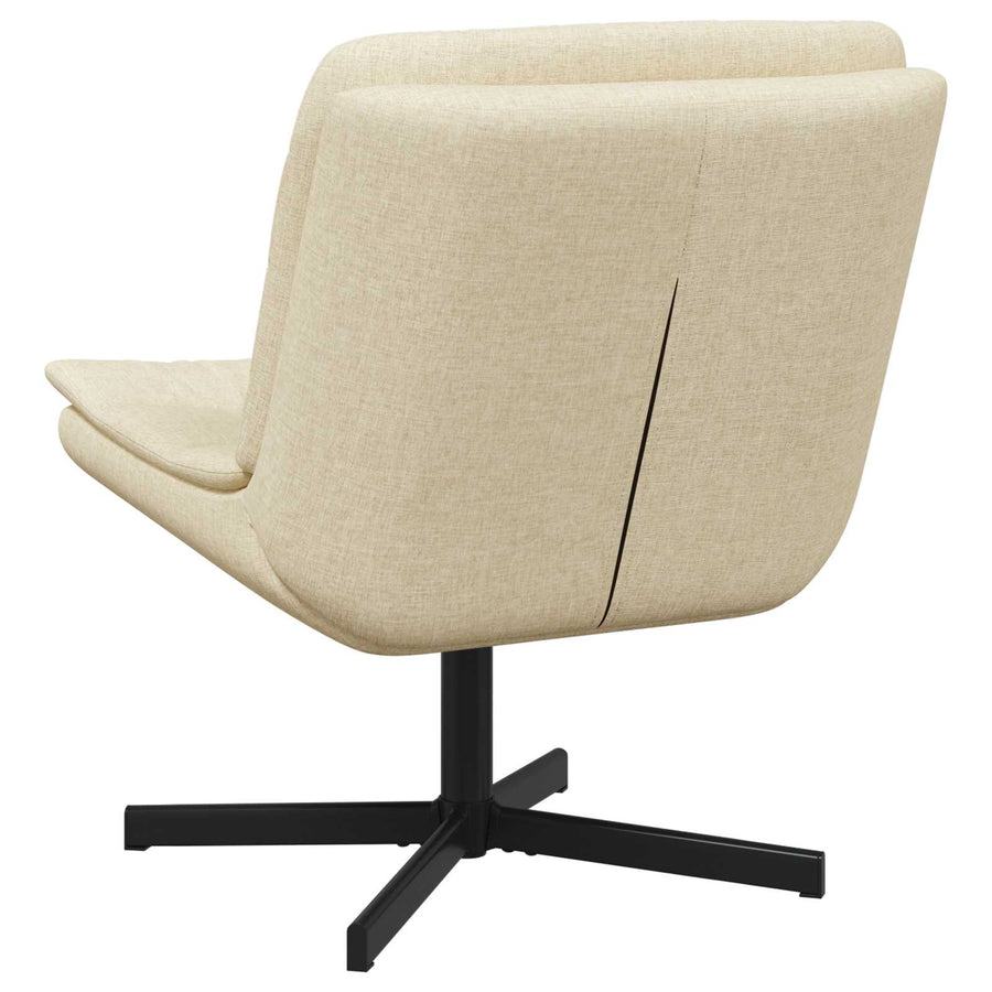 Draaistoel Crème 63 x 75 x 76 cm Stof