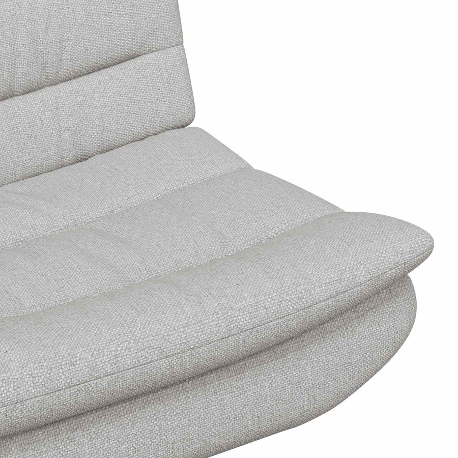 Draaistoel Wolkengrijs 63 x 75 x 76 cm Stof