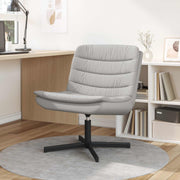Draaistoel wolkengrijs 63x75x76 cm stof