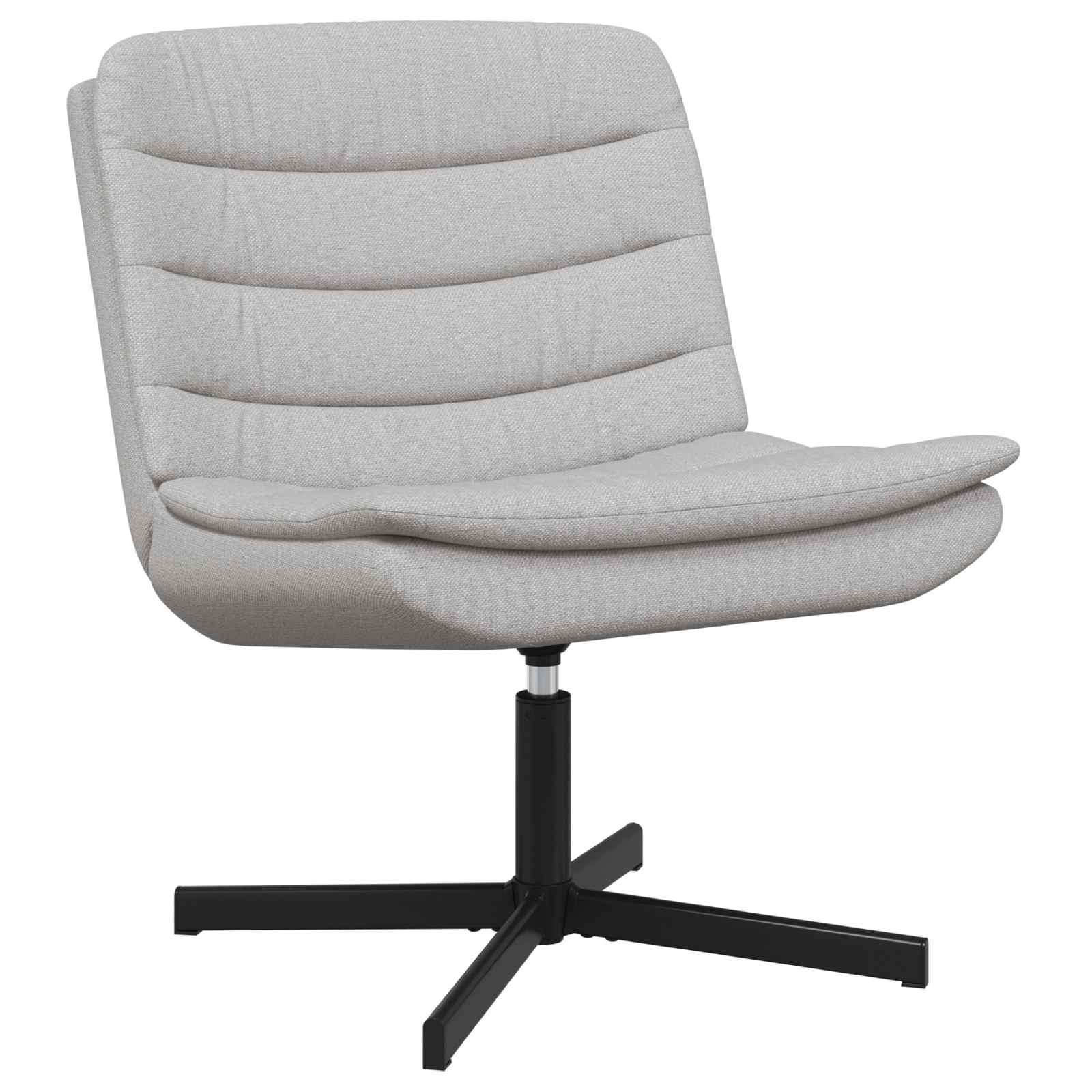 Draaistoel Wolkengrijs 63 x 75 x 76 cm Stof