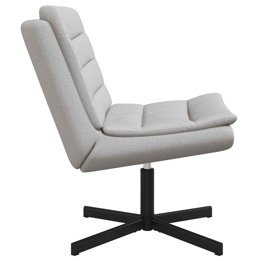 Draaistoel Wolkengrijs 63 x 75 x 76 cm Stof