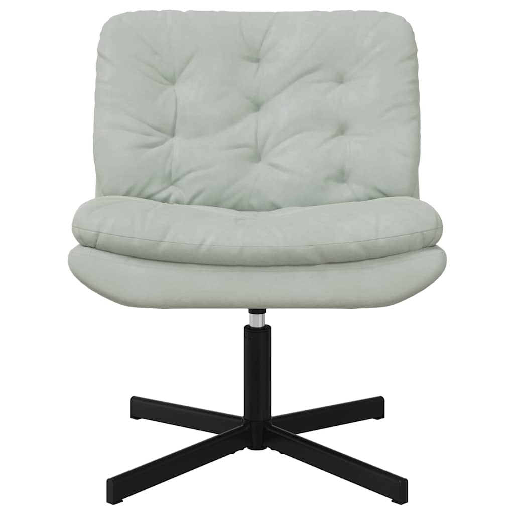 Draaibare Relaxstoel Lichtgrijs 63 x 75 x 76 cm Fluweel