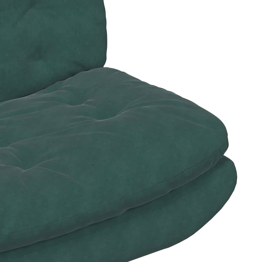 Draaibare Relaxstoel Donkergroen 63 x 75 x 76 cm Fluweel
