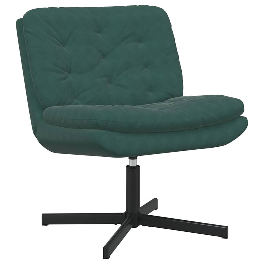 Draaibare Relaxstoel Donkergroen 63 x 75 x 76 cm Fluweel