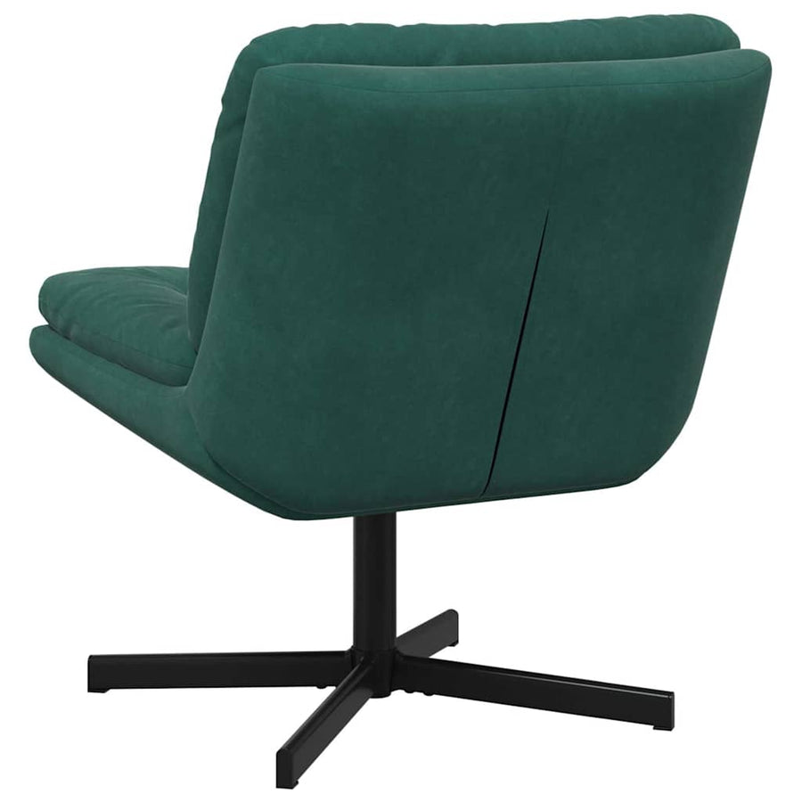 Draaibare Relaxstoel Donkergroen 63 x 75 x 76 cm Fluweel