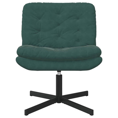 Draaibare Relaxstoel Donkergroen 63 x 75 x 76 cm Fluweel