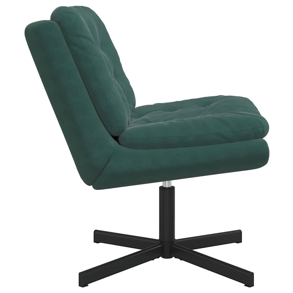 Draaibare Relaxstoel Donkergroen 63 x 75 x 76 cm Fluweel