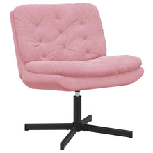 Draaibare Relaxstoel met kussen Anders Roze 63 x 75 x 76 cm Fluweel