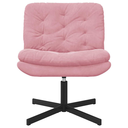 Draaibare Relaxstoel met kussen Anders Roze 63 x 75 x 76 cm Fluweel
