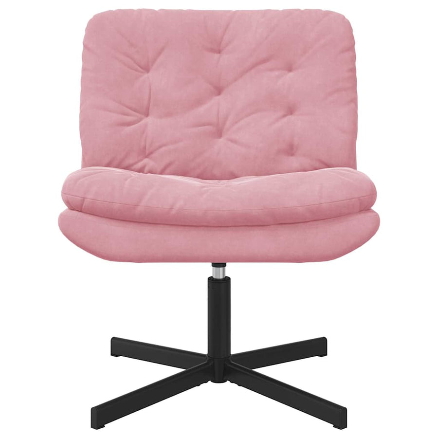 Draaibare Relaxstoel met kussen Anders Roze 63 x 75 x 76 cm Fluweel