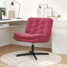 Draaibare Relaxstoel Wijnrood 63 x 75 x 76 cm Fluweel