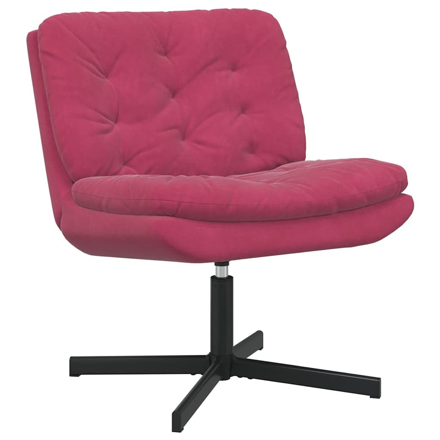 Draaibare Relaxstoel Wijnrood 63 x 75 x 76 cm Fluweel