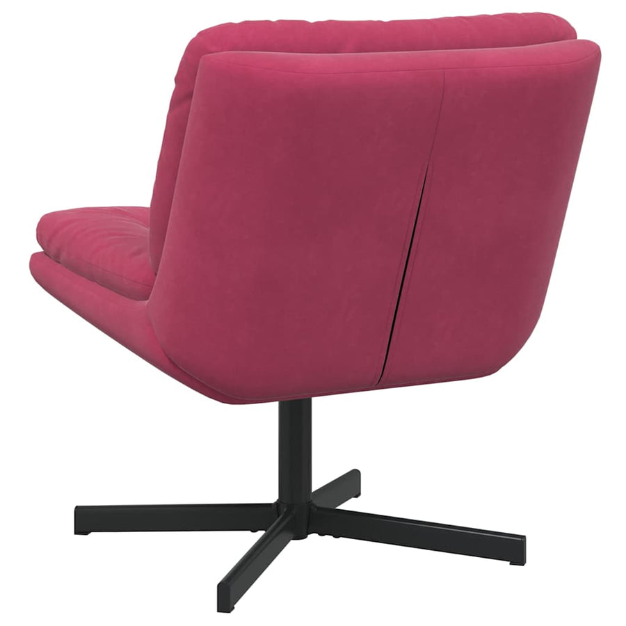 Draaibare Relaxstoel Wijnrood 63 x 75 x 76 cm Fluweel