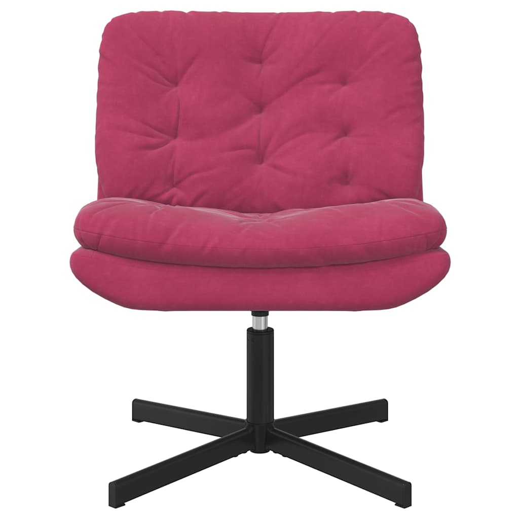 Draaibare Relaxstoel Wijnrood 63 x 75 x 76 cm Fluweel