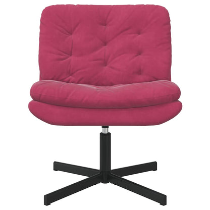 Draaibare Relaxstoel Wijnrood 63 x 75 x 76 cm Fluweel