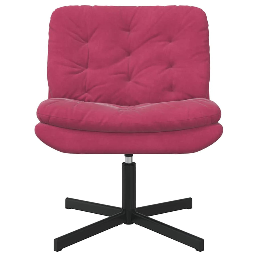 Draaibare Relaxstoel Wijnrood 63 x 75 x 76 cm Fluweel