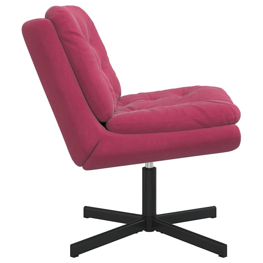 Draaibare Relaxstoel Wijnrood 63 x 75 x 76 cm Fluweel