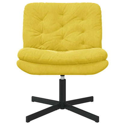 Draaibare Relaxstoel met kussen Anders Geel 63 x 75 x 76 cm Fluweel