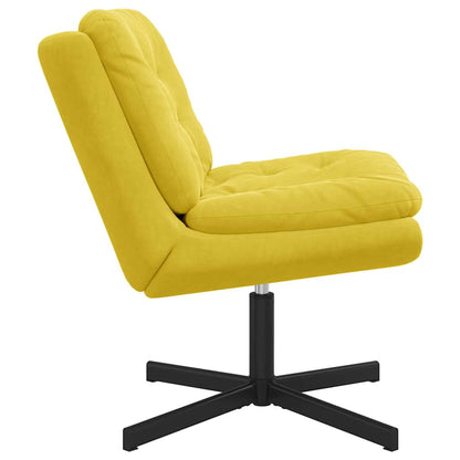 Draaibare Relaxstoel met kussen Anders Geel 63 x 75 x 76 cm Fluweel
