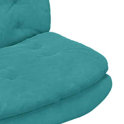 Draaibare Relaxstoel Turquoise 63 x 75 x 76 cm Fluweel