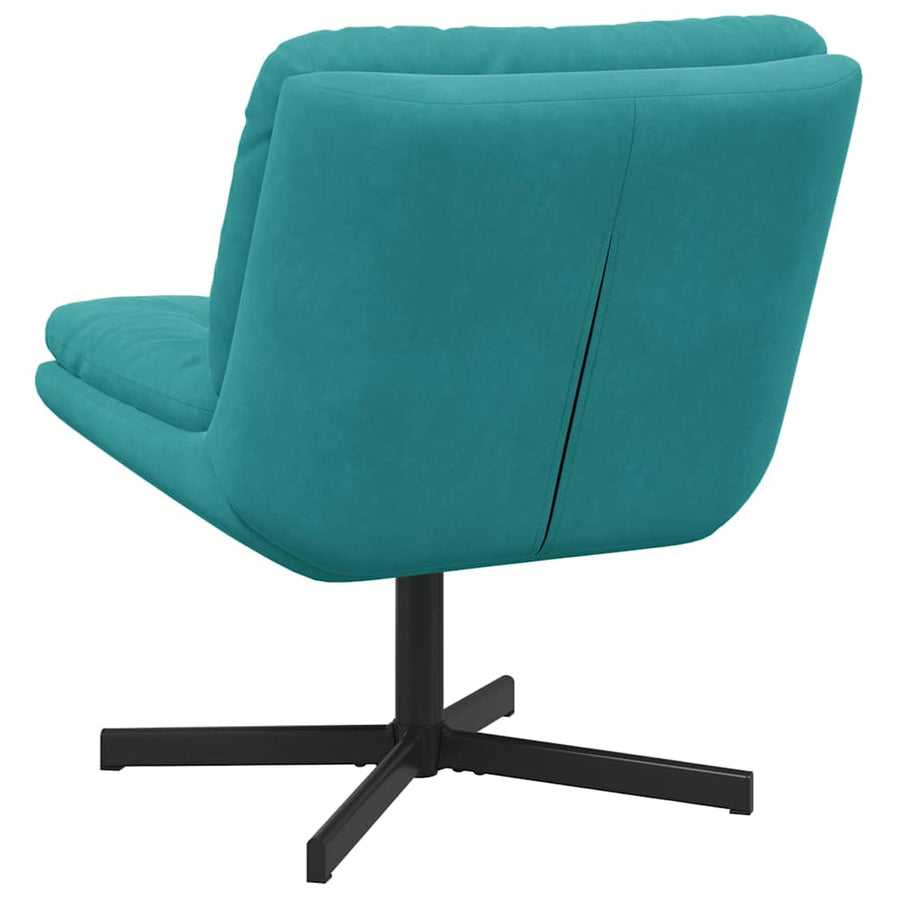 Draaibare Relaxstoel Turquoise 63 x 75 x 76 cm Fluweel