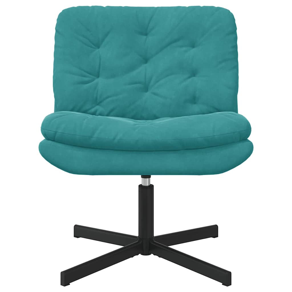 Draaibare Relaxstoel Turquoise 63 x 75 x 76 cm Fluweel