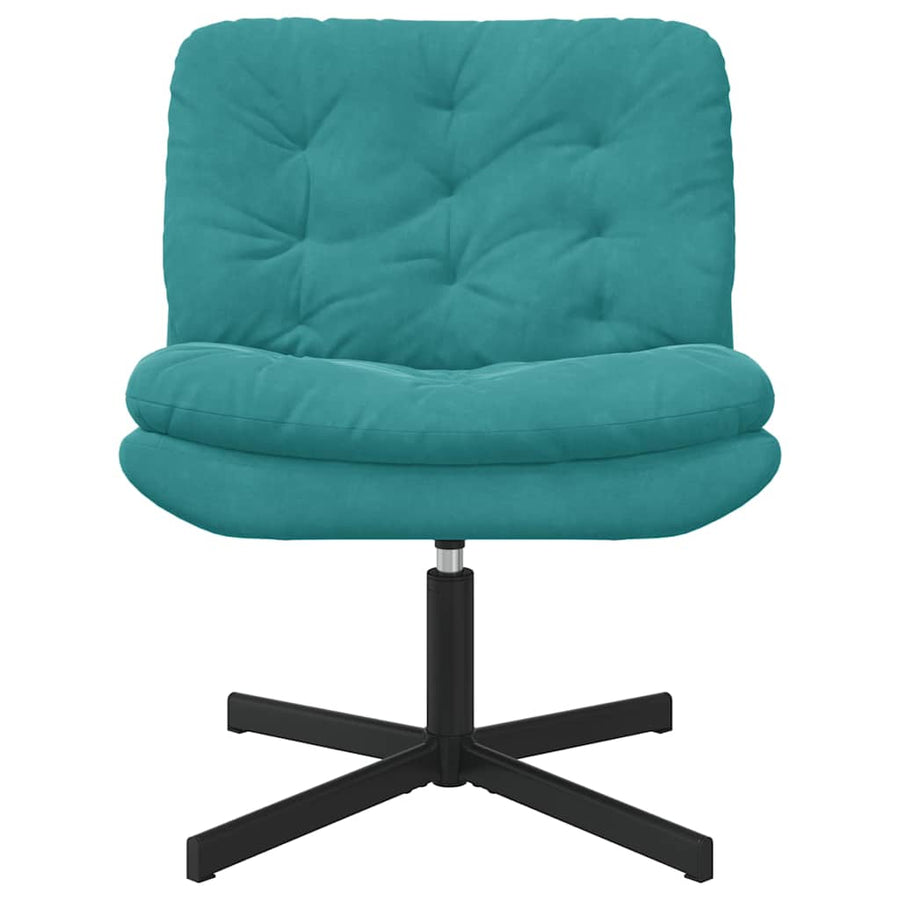 Draaibare Relaxstoel Turquoise 63 x 75 x 76 cm Fluweel
