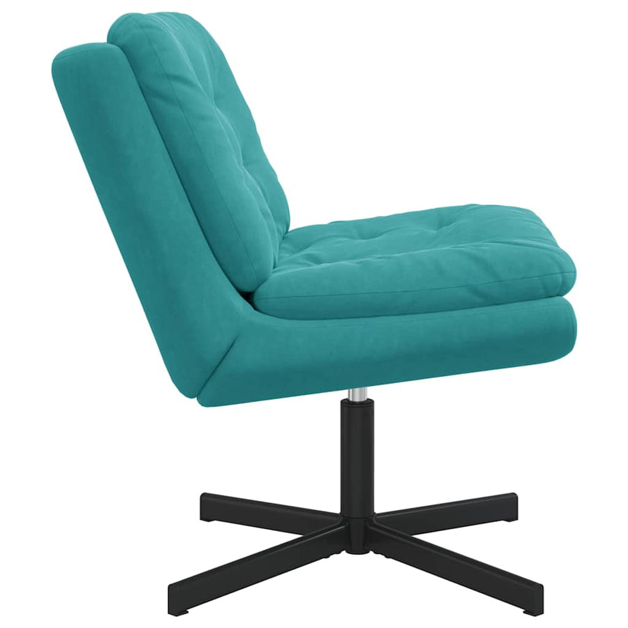 Draaibare Relaxstoel Turquoise 63 x 75 x 76 cm Fluweel