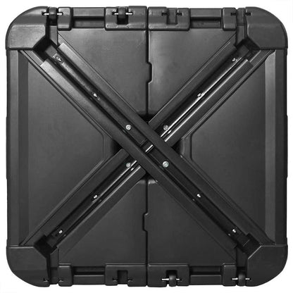 Vrijhangende parasolvoet Zwart 86 x 86 x 19 cm