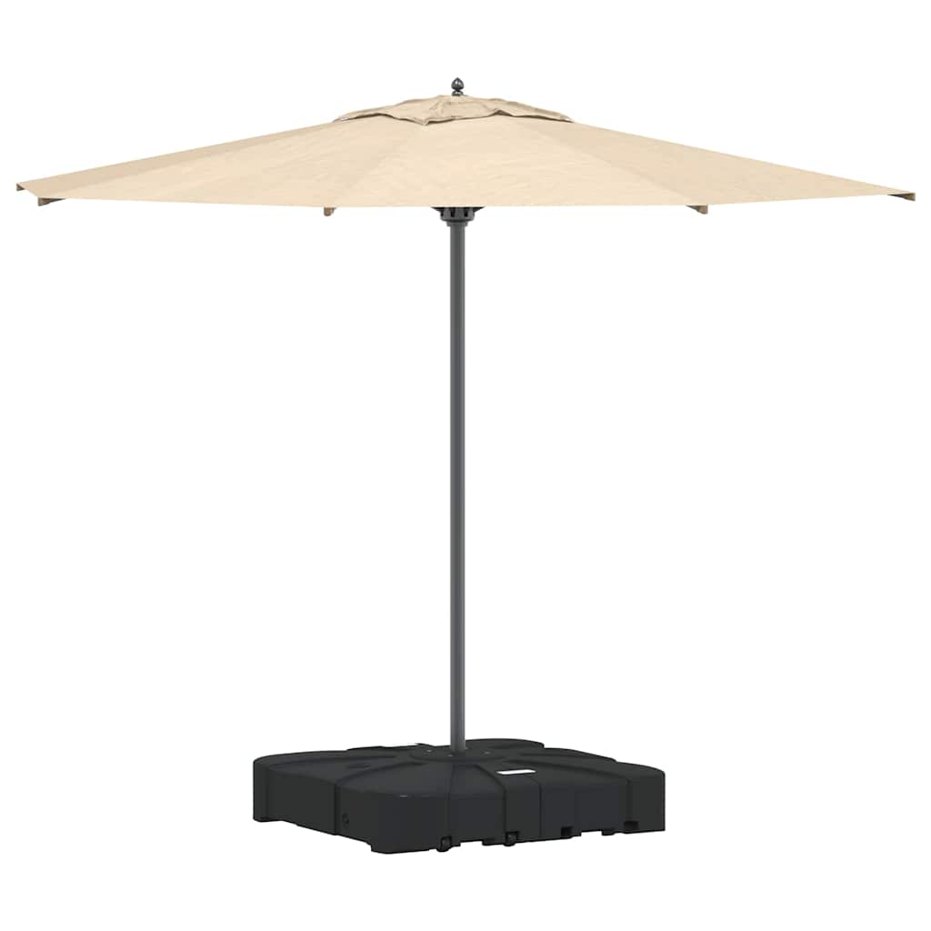 Vrijhangende parasolvoet Zwart 86 x 86 x 19 cm