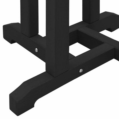 Tuin Bar Set 3 pcs Zwart HDPE