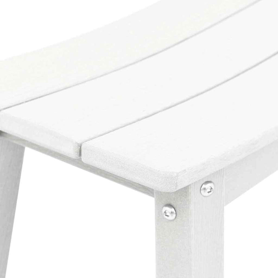 Tuin Bar Set 4 pcs Wit HDPE