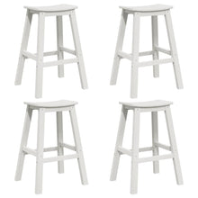 Tuin Bar Set 4 pcs Wit HDPE