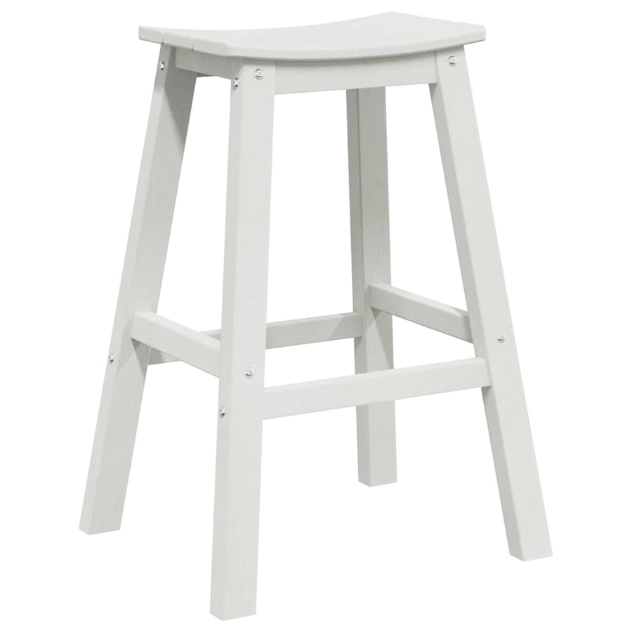 Tuin Bar Set 4 pcs Wit HDPE