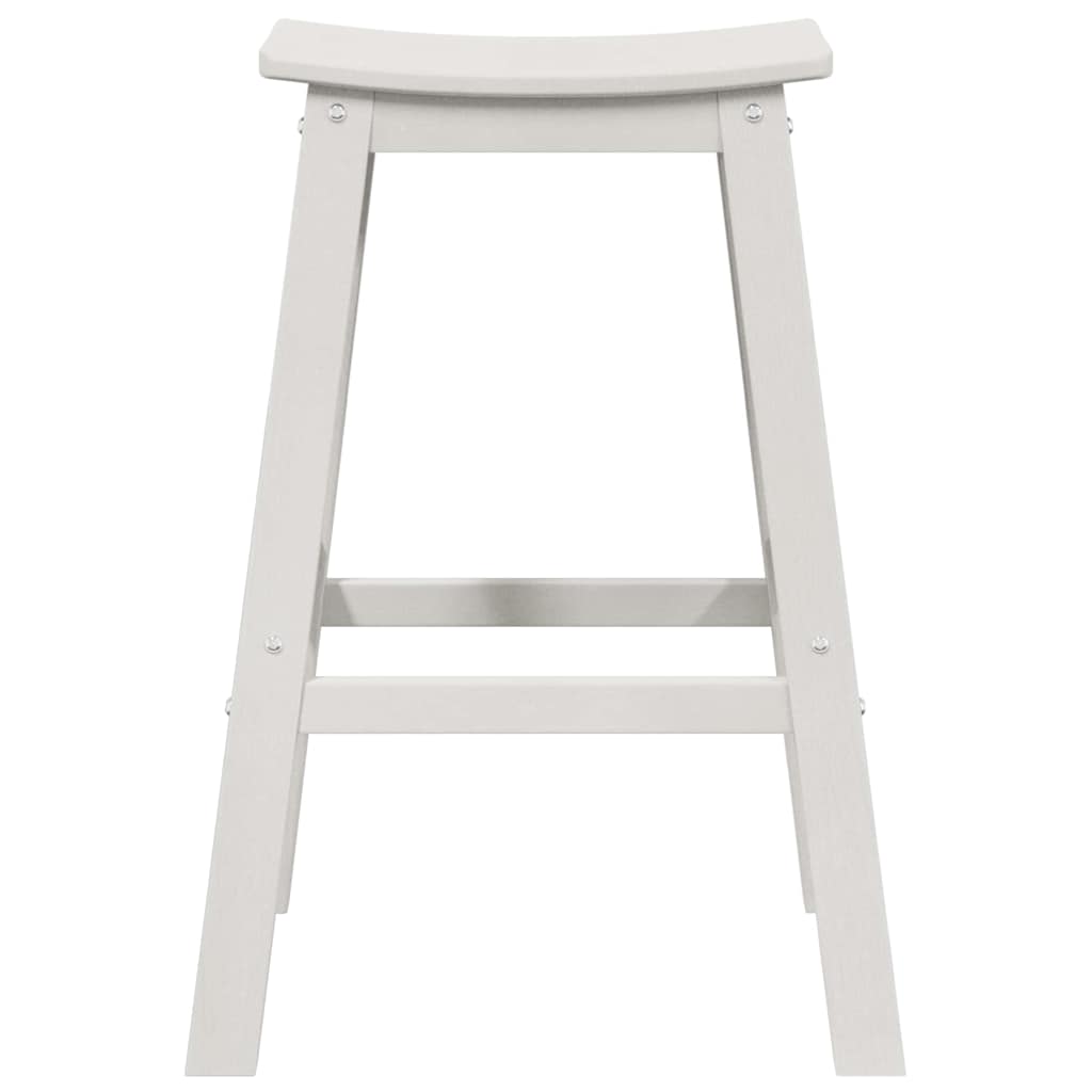Tuin Bar Set 4 pcs Wit HDPE
