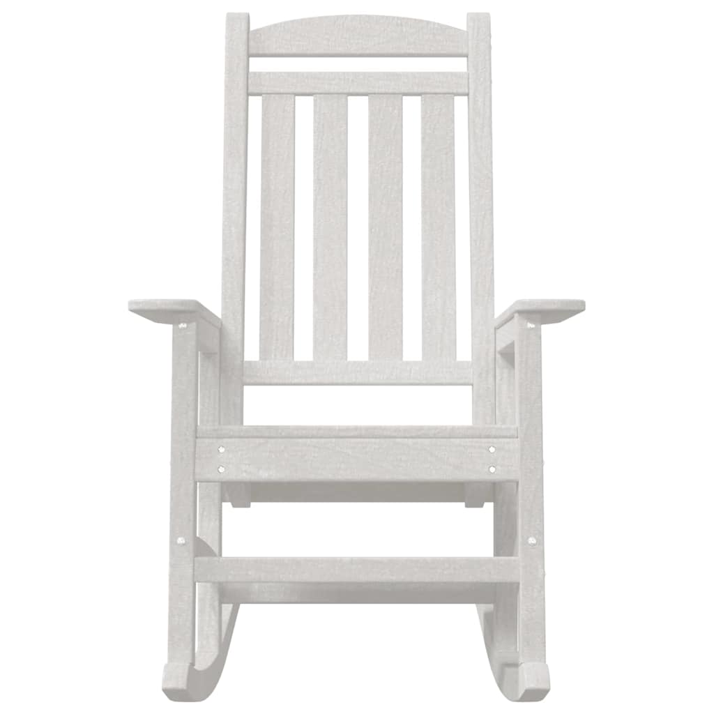 Schommelstoel 2 pcs Wit 92 x 70 x 108 cm Polyetheen