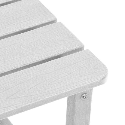 Schommelstoel 3 pcs Wit Polyetheen