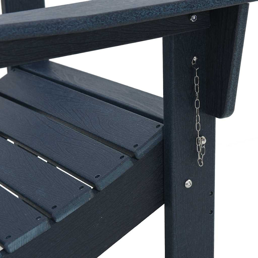 Tuinstoel 2 pcs Marineblauw 80.5 x 74.5 x 92 cm Polyetheen
