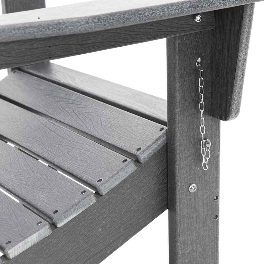 Tuin Lounge Meubels 3 Pcs 38 X 38 X 46Cm Kunststof Lichtgrijs met tafel