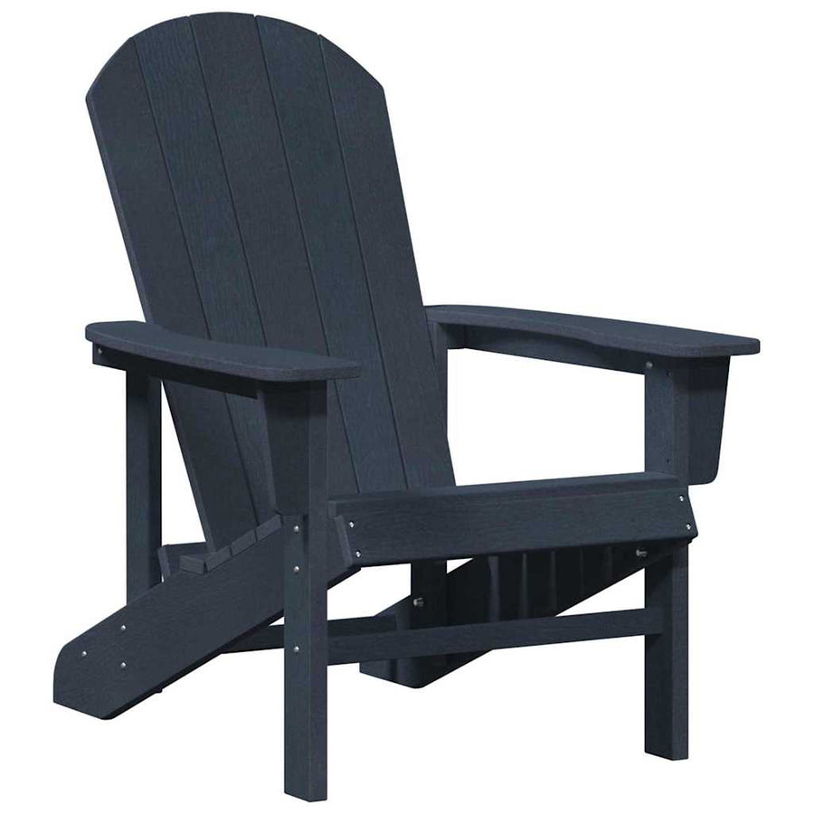 Tuinstoel 3 pcs Marineblauw Polyetheen