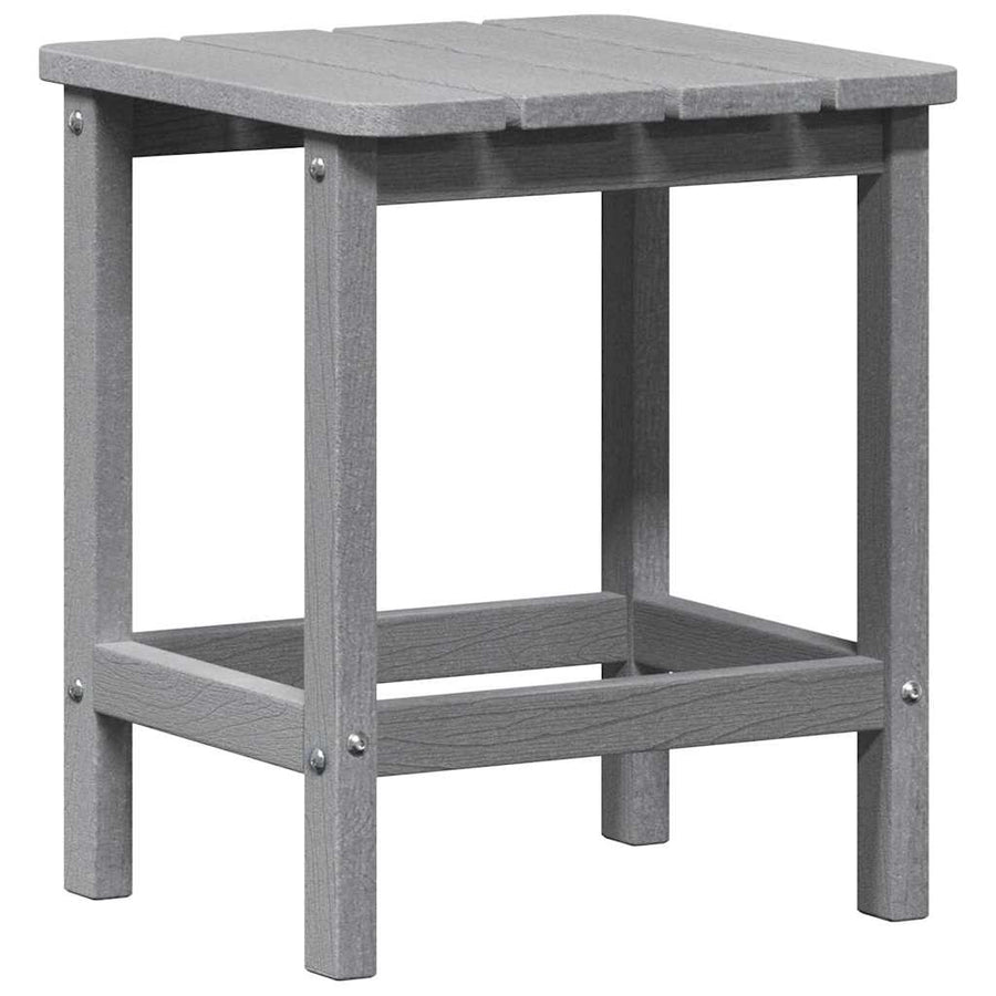 Tuin Lounge Meubels 3 Pcs 38 X 38 X 46Cm Polyetheen Lichtgrijs met tafel